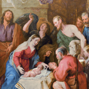 Obrazek Kolędowy. Aniołowie