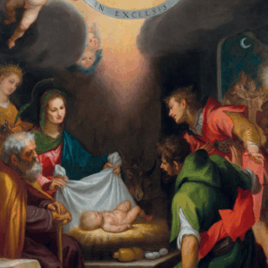 Obrazek Kolędowy. Pasterze