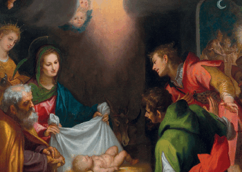 Obrazek Kolędowy. Pasterze