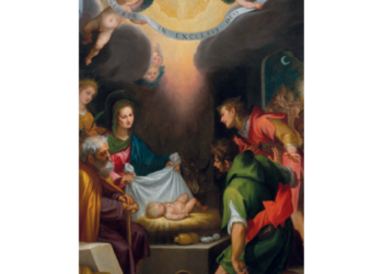 Obrazek Kolędowy. Pasterze