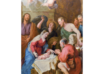 Obrazek Kolędowy. Aniołowie